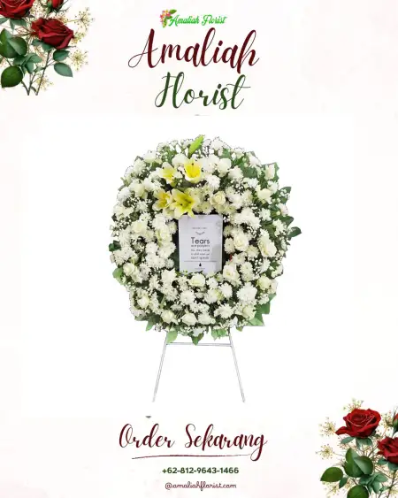 Krans Bunga Duka Jaten